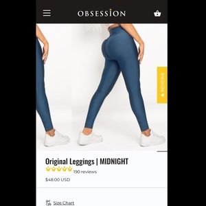 Obsession Shapewear Scrunch Butt Leggings - BLUE